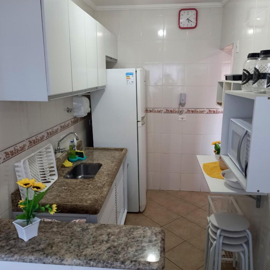 Otimo Apartamento Condominio Frente A Praia Mongaguá Eksteriør bilde