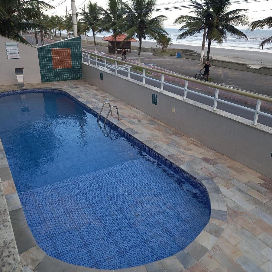 Otimo Apartamento Condominio Frente A Praia Mongaguá Eksteriør bilde